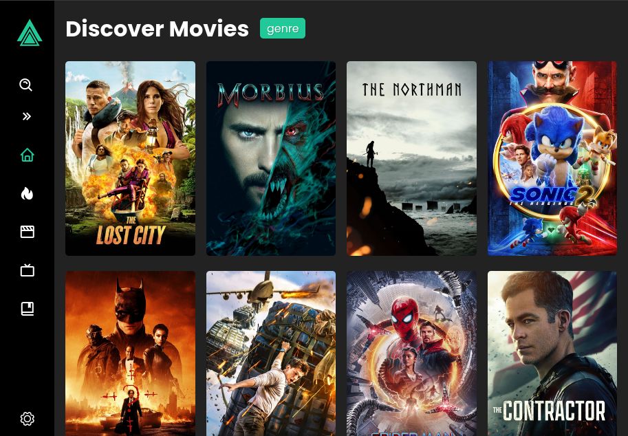 image of moviematrix webapp
